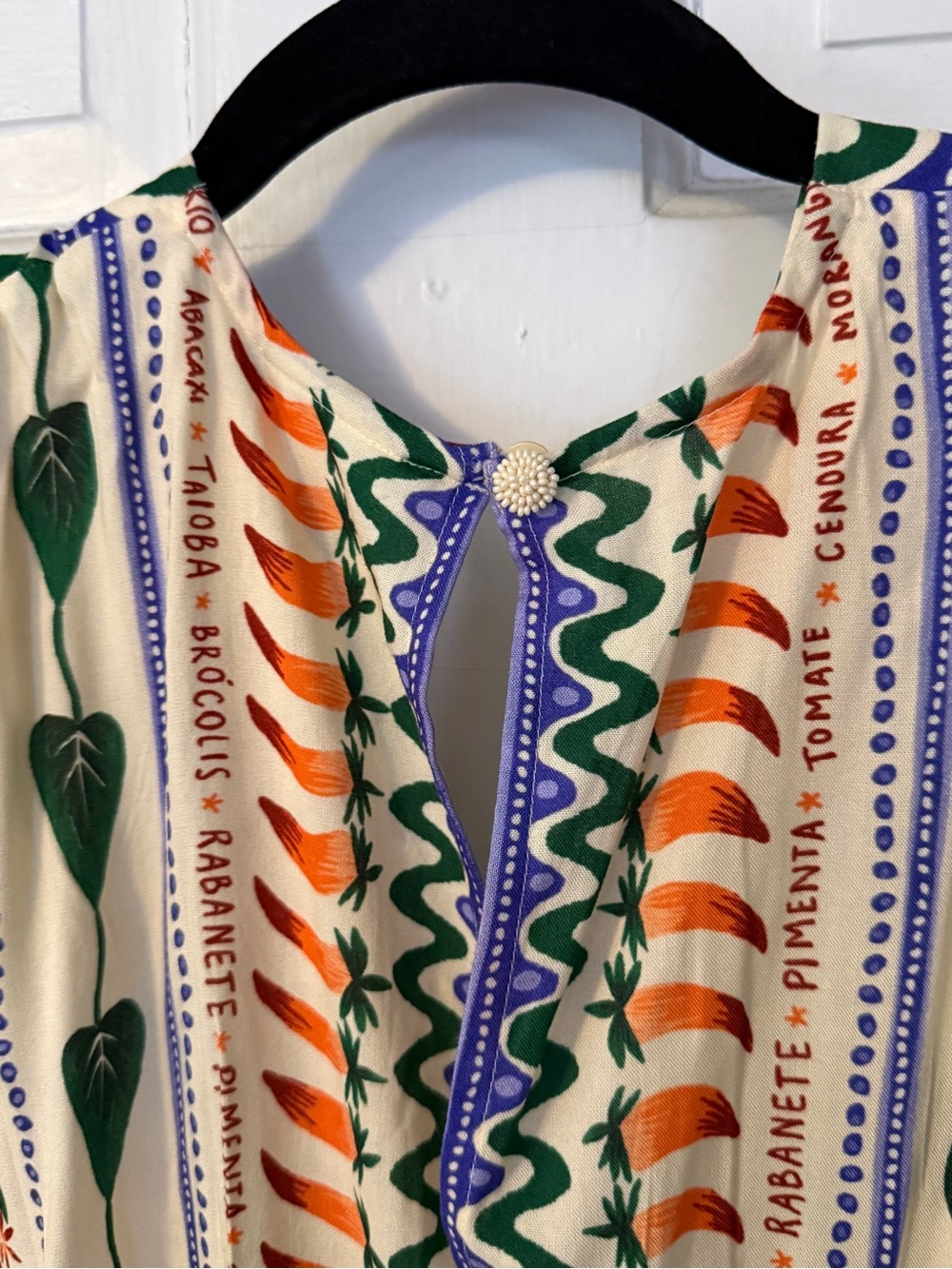Farm Rio V Neck Floral Tie-Front Maxi Dress - Picture 9 of 12